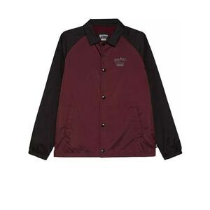 Vans x Harry Potter Boys Torrey Windbreaker Jacket Maroon Size M Lightweight